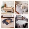 Dog Bed Large Sized Dog, Fluffy Dog Bed Couch Cover, Calming Large Dog Bed, Washable Dog Mat for Furniture Protector,Perfect for Small, Medium and Lar