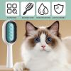 Cat Hair Brush With Water, Sticky Brush For Cats, 4 In-1 Cat Grooming Brush Creative Update Cat Dog Grooming Comb With Water Tank Double-Sided Hair Re