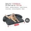 Dog Bed Large Sized Dog, Fluffy Dog Bed Couch Cover, Calming Large Dog Bed, Washable Dog Mat for Furniture Protector,Perfect for Small, Medium and Lar