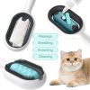 Cat Hair Brush With Water, Sticky Brush For Cats, 4 In-1 Cat Grooming Brush Creative Update Cat Dog Grooming Comb With Water Tank Double-Sided Hair Re